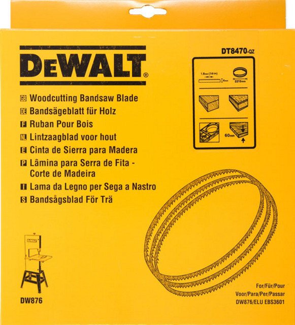 DeWALT DT8470 pilový pás, dřevo, plasty, pro DW876 4 mm