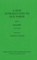New Introduction to Old Norse - Reader(Paperback / softback)