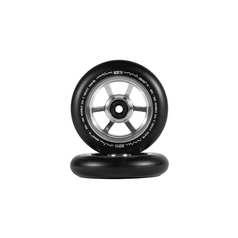 kolečko NORTH SCOOTERS - North Signal V2 Pro Scooter Wheel (SILVER BLACK PU)