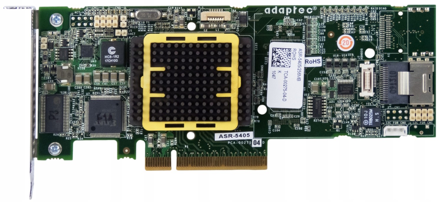 Adaptec ASR-5405/256MB Sata Raid PCIe Lp