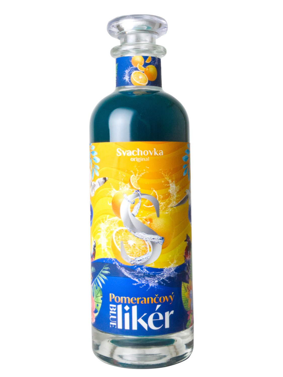 Destilérka Svach (Svachovka) Svachovka BLUE Pomerančový likér 20% 0,5l