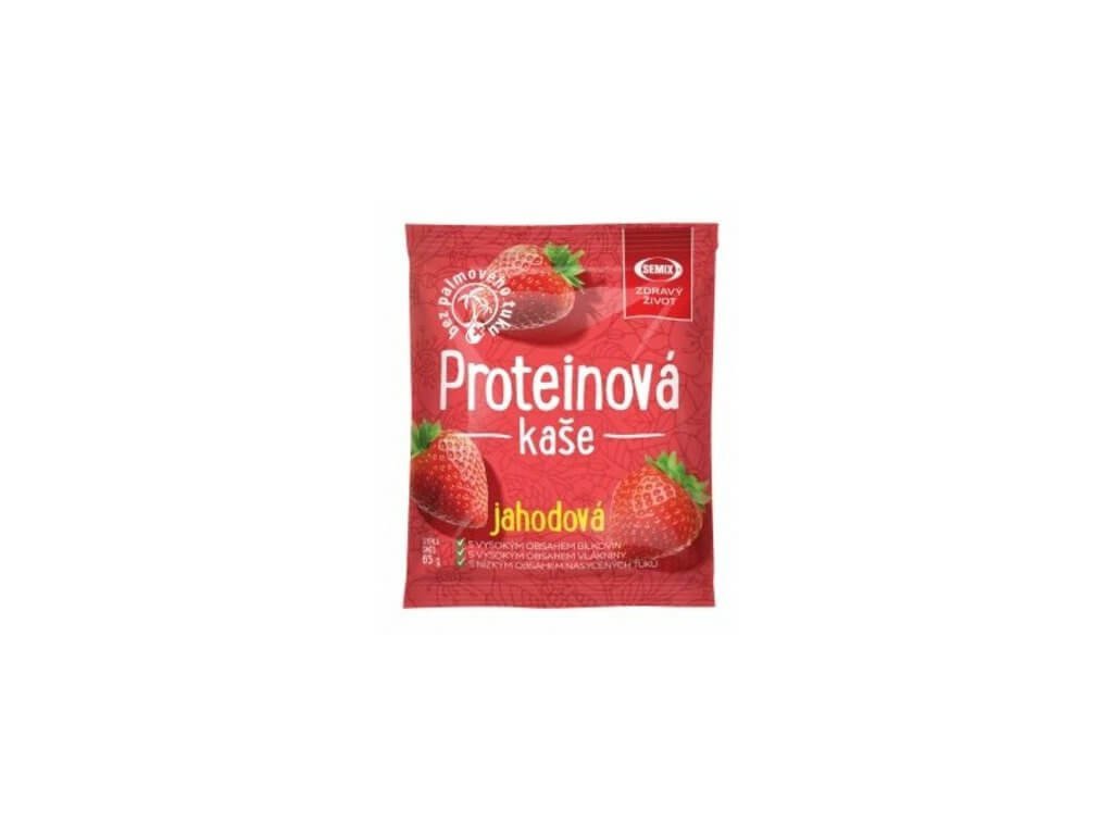 SEMIX Proteinová kaše jahodová 65 g