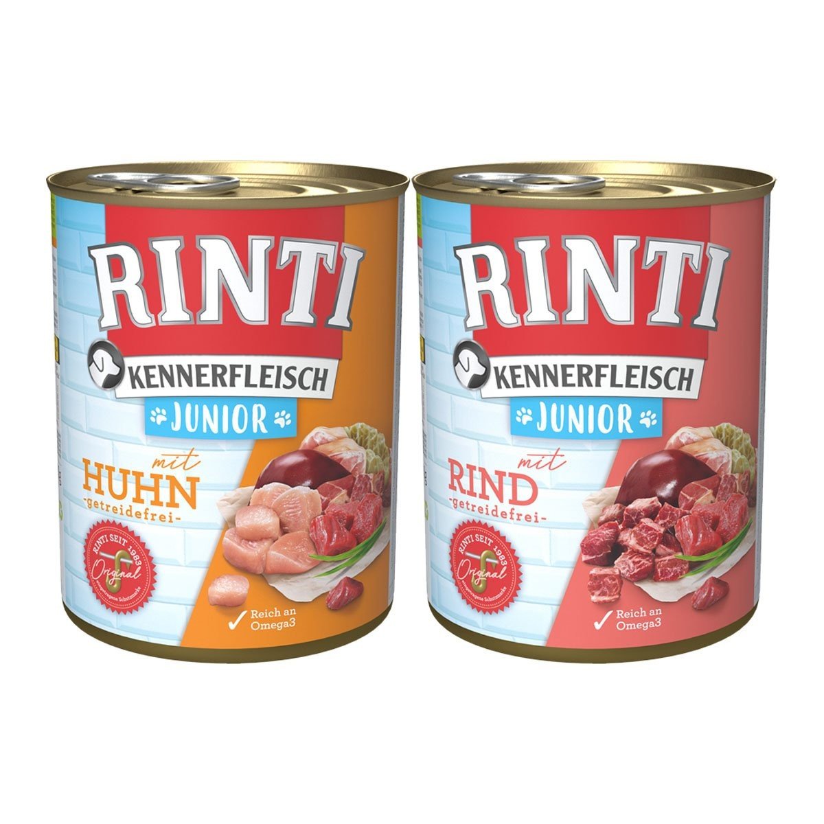 Rinti Kennerfleisch Junior multipack 24× 800 g