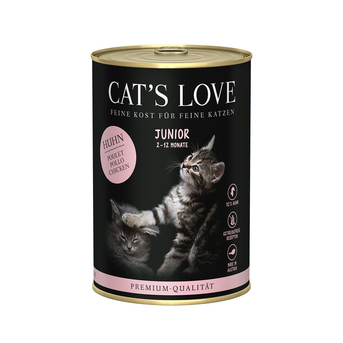 Cat's Love Junior kuřecí 6 × 400 g