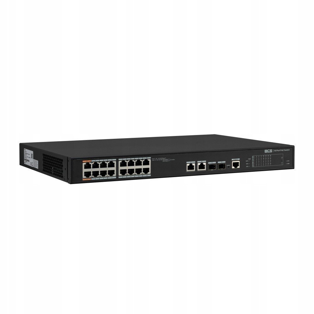 switch 18portový 16x PoE BCS-L-SP1602G-2SFP-M(2)