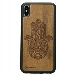 Dřevěné Pouzdro Pro Iphone Xs Max Hamsa Imbuia Case