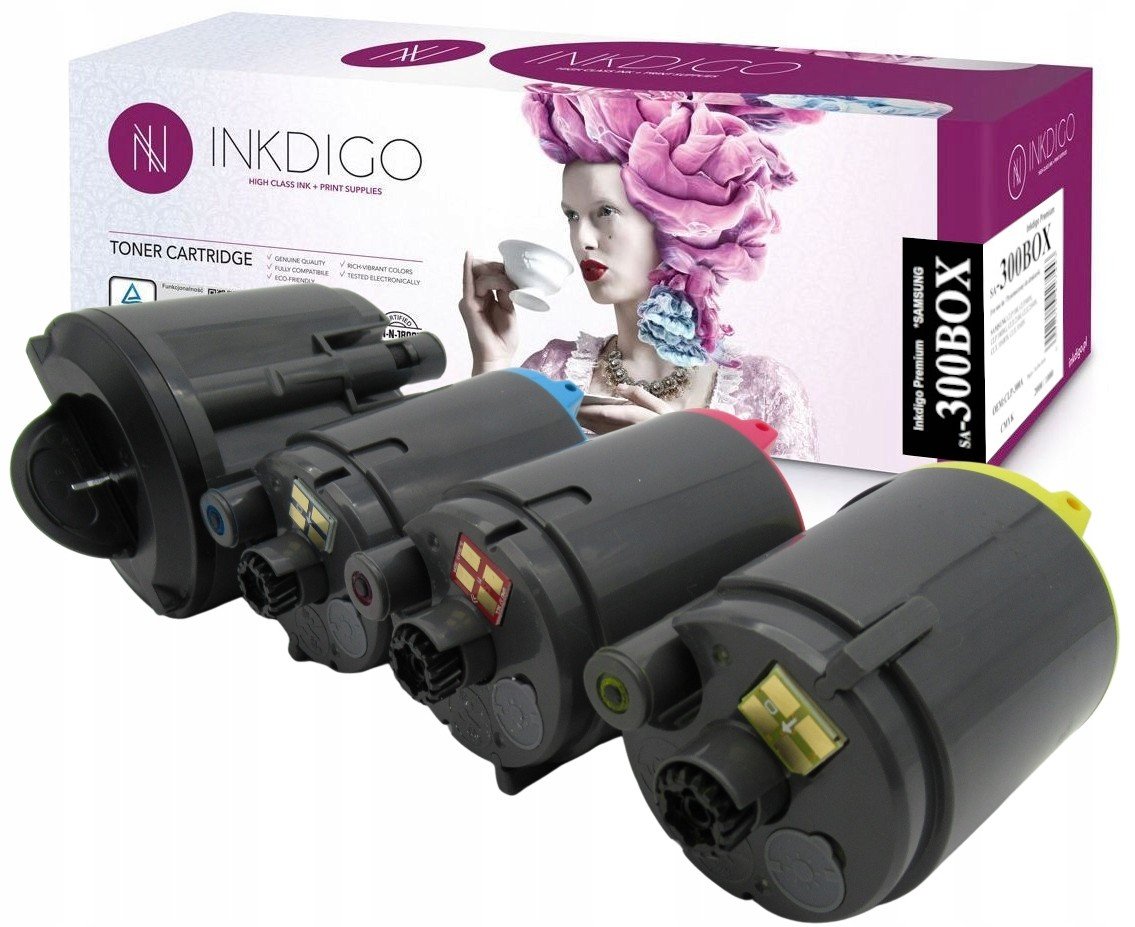 4x Toner pro Samsung CLP300 CLX2160 CLX3160 Cmyk