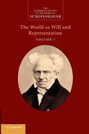 Schopenhauer: 'The World as Will and Representation' Volume 1 (Janaway Christopher)(Paperback)