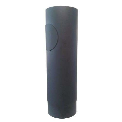 Eurometal Roura kouřová s čis. otvorem 130 mm/50 cm, silnostěnné 1,5 mm, černá