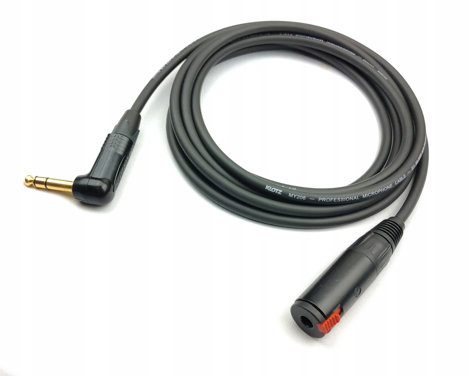 Klotz Prodlužovací kabel sluchátek Jack 6,3mm Neutrik 2 m