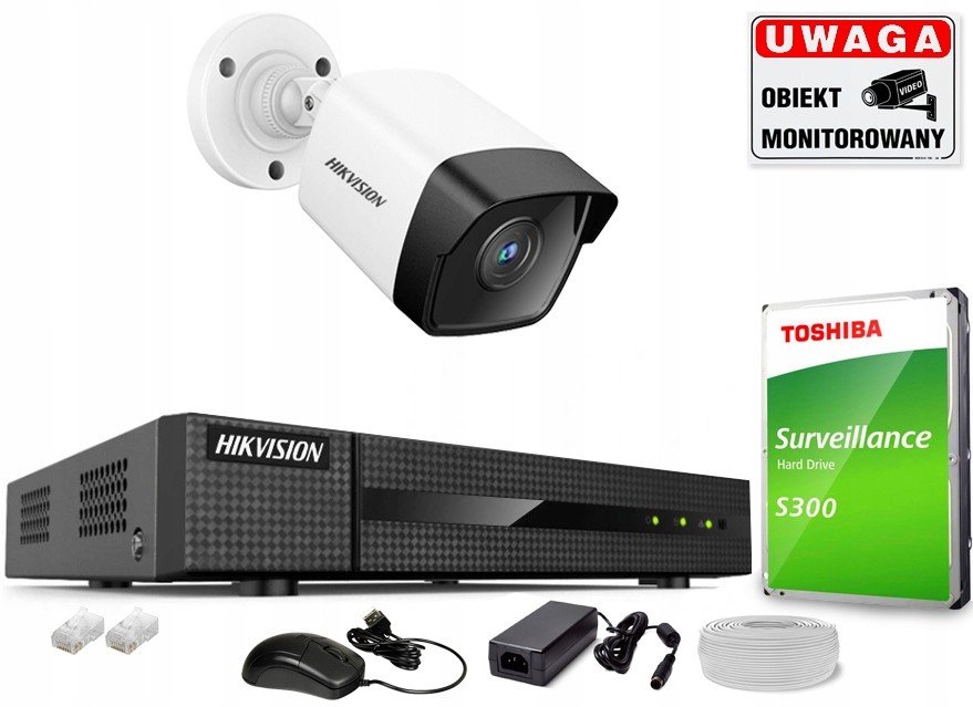 Set Monitoringu PoE 4Mpx Hikvision Ir aplikace