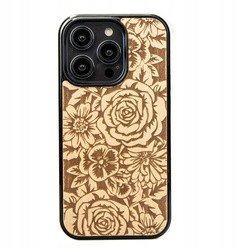 Dřevěné Pouzdro Pro Iphone 14 Pro Růže Aniegre Case