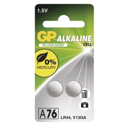 Alkalická knoflíková baterie GP A76F (LR44)