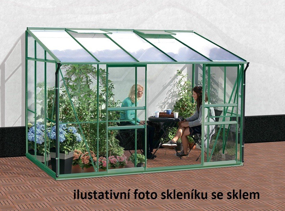 Vitavia Garden Polykarbonátový skleník VITAVIA IDA 6500, PC 4 mm, zelený