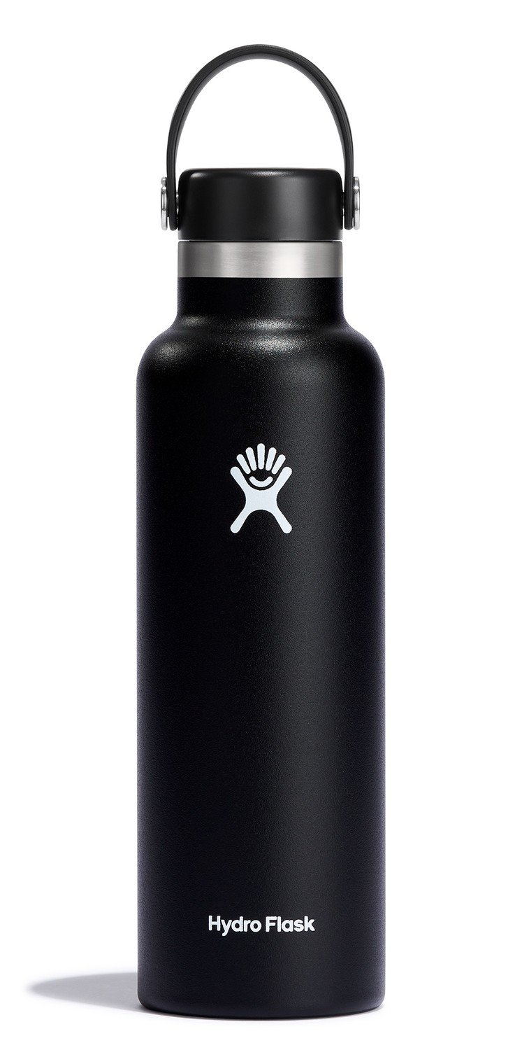 Hydro Flask Nerezová termolahev Standard Mouth Flex Cap 21 oz (621 ml) Černá