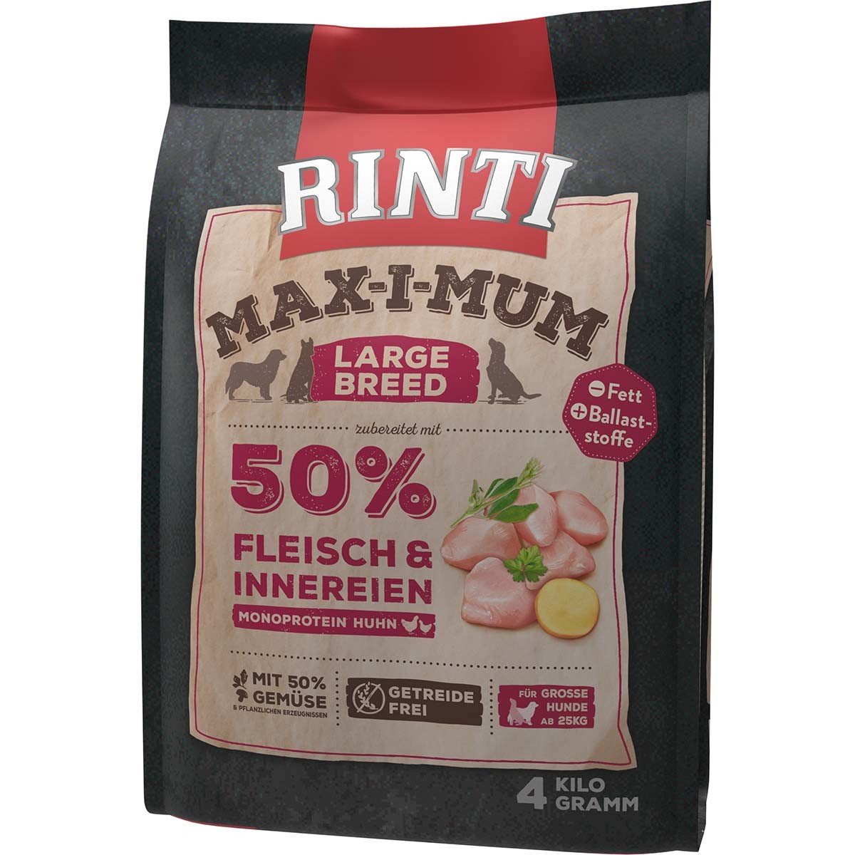 RINTI Max-I-Mum Large Breed kuřecí - výhodné balení: 2 x 12 kg