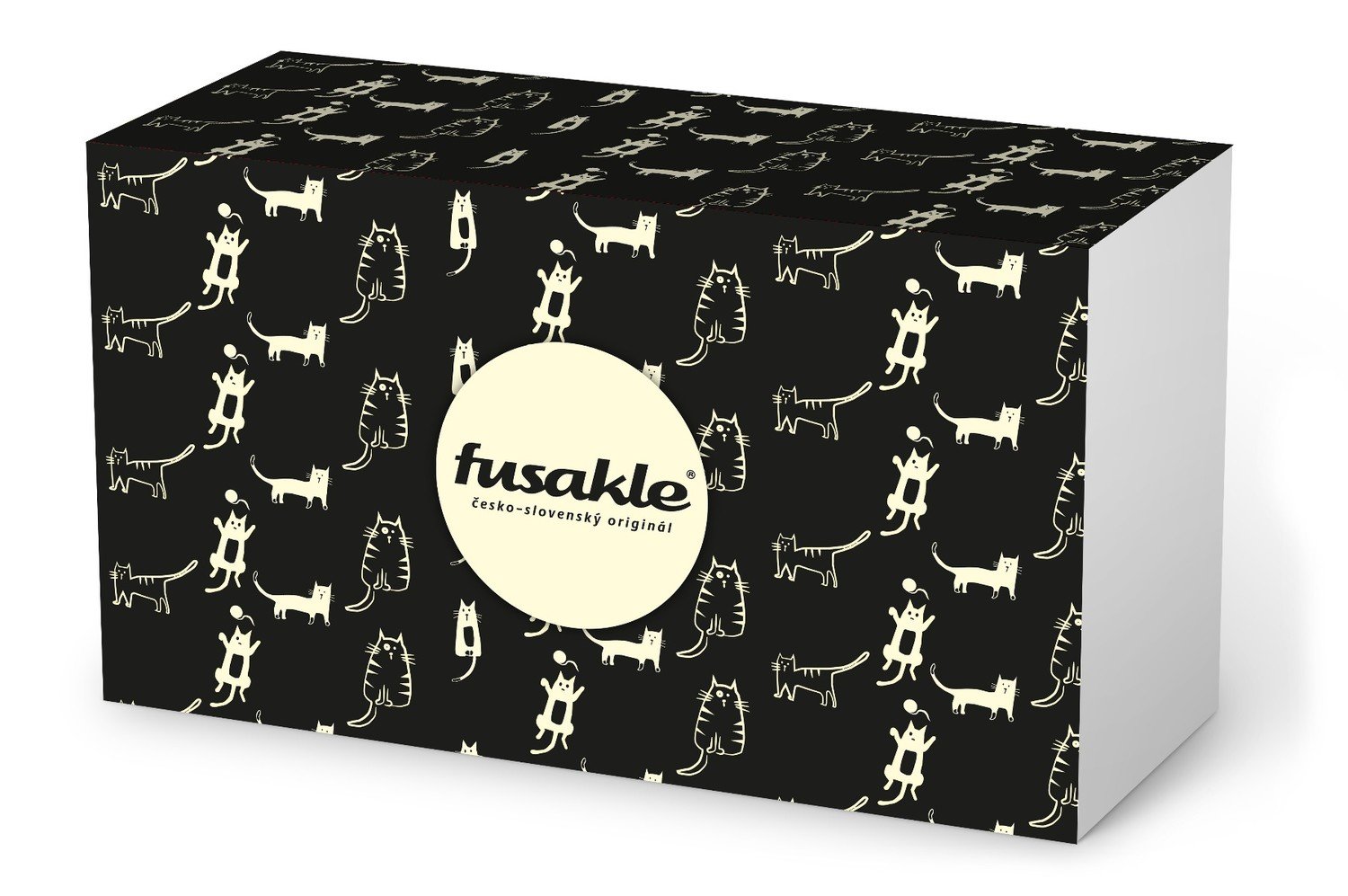 Krabička Kočky Fusakle