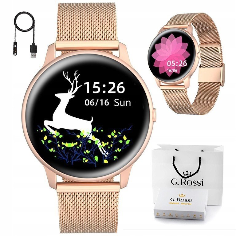 Smartwatch G. Rossi SW015-4 rosegold (zg326d)