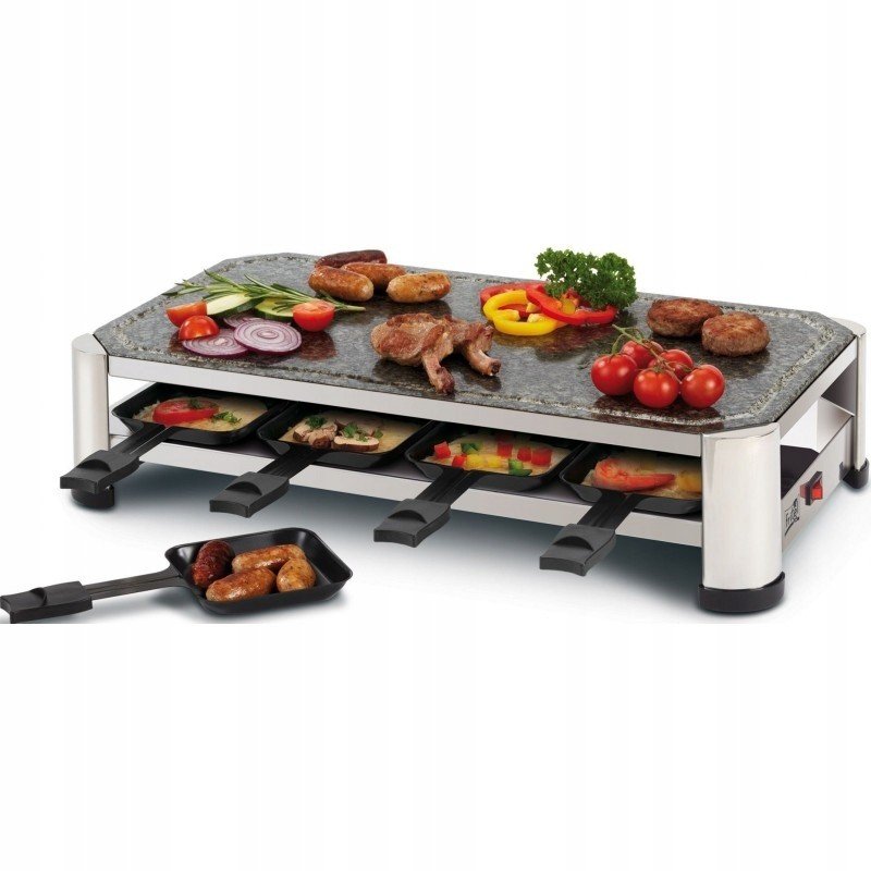 Fritel SG2180 stone gril raclette pánve špachtle