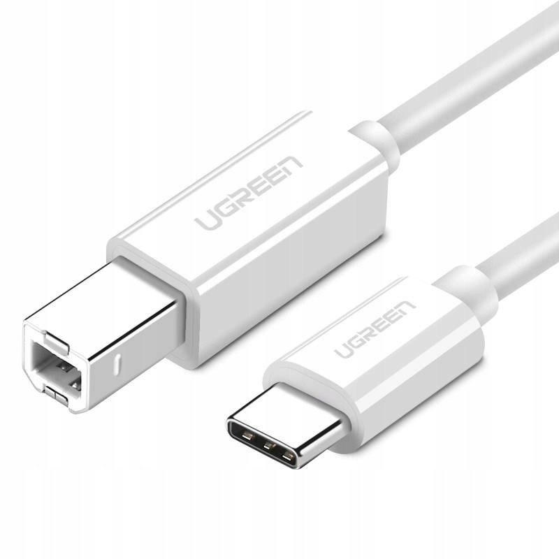 Kabel Usb 2.0 C na B Ugreen pro tiskárnu 1.5m bílý
