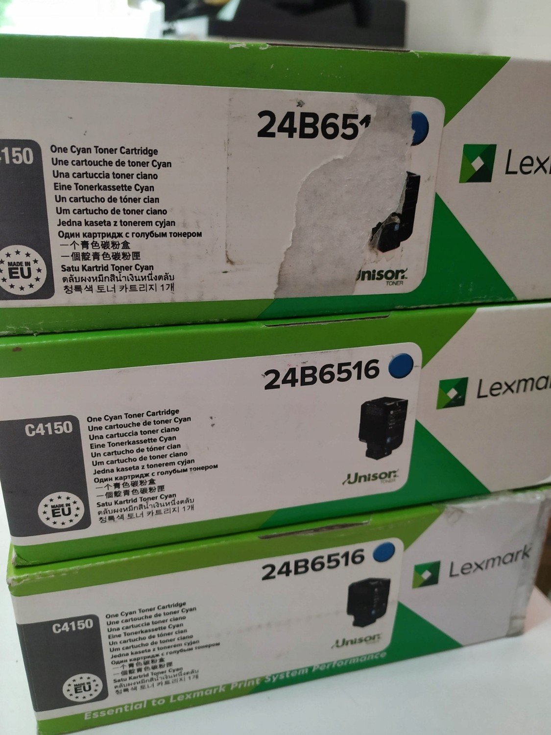 Toner Lexmark 24B6516 Cyan C4150