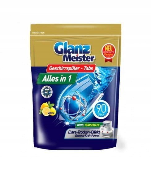 GlanzMeister Alles in 1 Zitrone Tablety do myčky