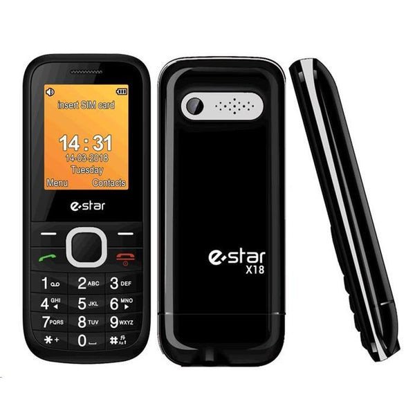 eSTAR X18, stříbrný - Mobilní telefon