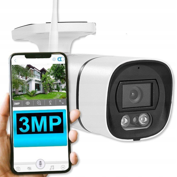 Venkovní bezdrátová WiFi Ip kamera 3MP 3MPx