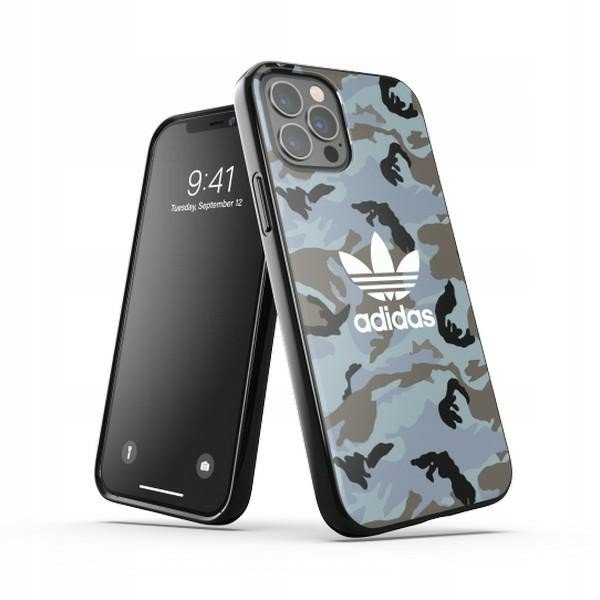 Adidas Or SnapCase Camo iPhone 12/12 Pro modrý