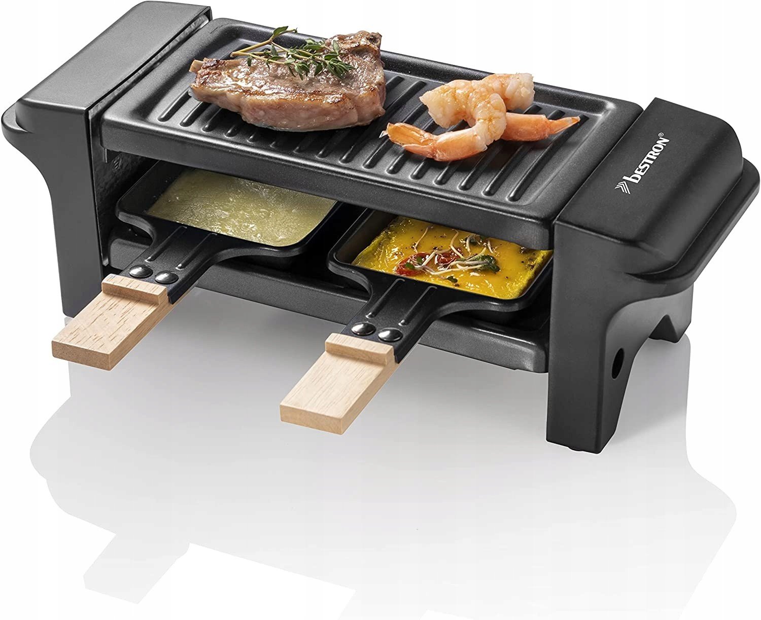 Bestron 350W Raclette Elektrický Gril Pro 2 Osoby