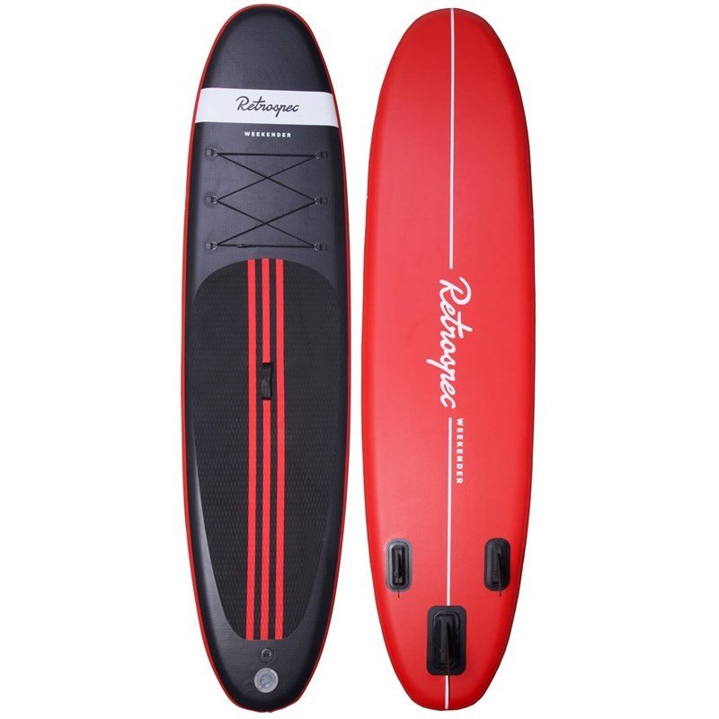 paddleboard RETROSPEC - Retrospec Weekender 10' Inflatable Paddle Board (BLACK)