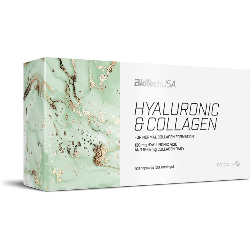 BioTechUSA Hyaluronic & Collagen kapsle s kolagenem 120 cps