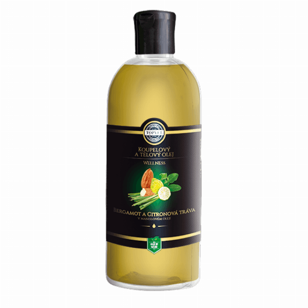GREEN IDEA Bergamot a citronová tráva v mandlovém oleji 500 ml