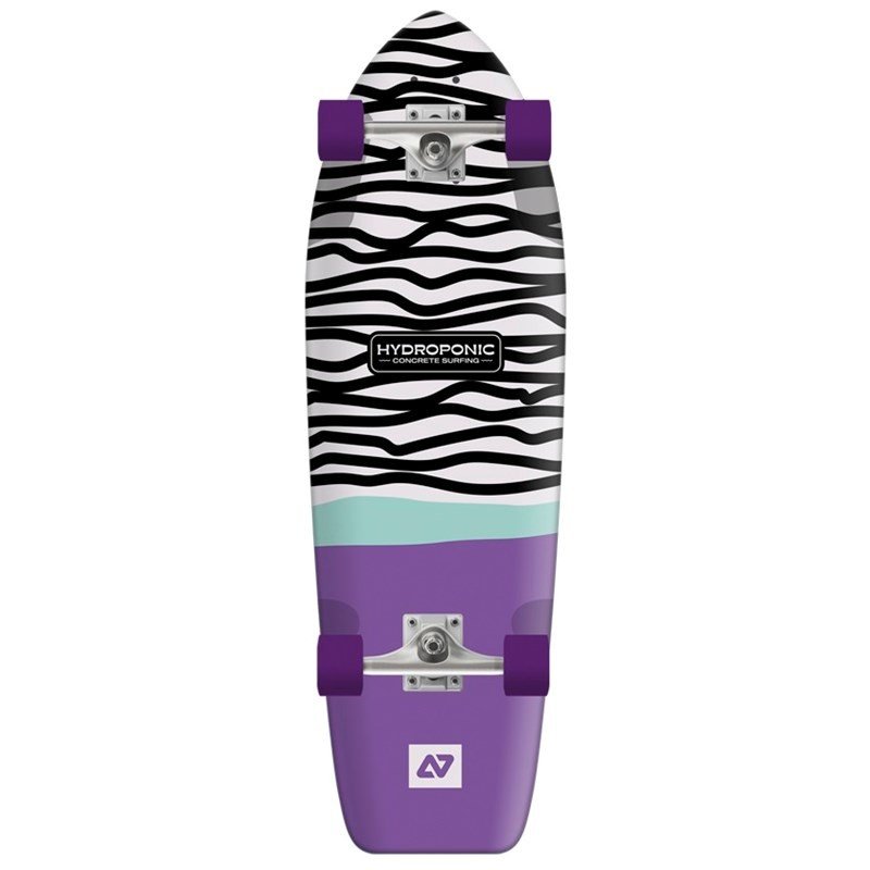 cruiser HYDROPONIC - Hydroponic Square Complete Cruiser Skateboard (CONCRETE PURPLE)