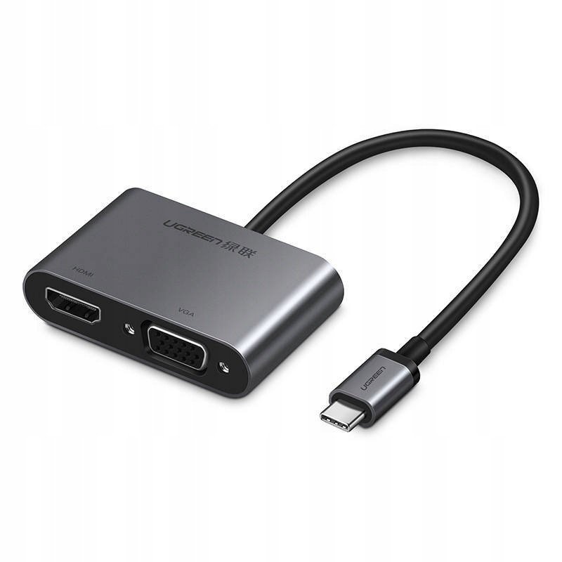 Ugreen Adaptér Usb-c Vga Hdmi 4K 25CM