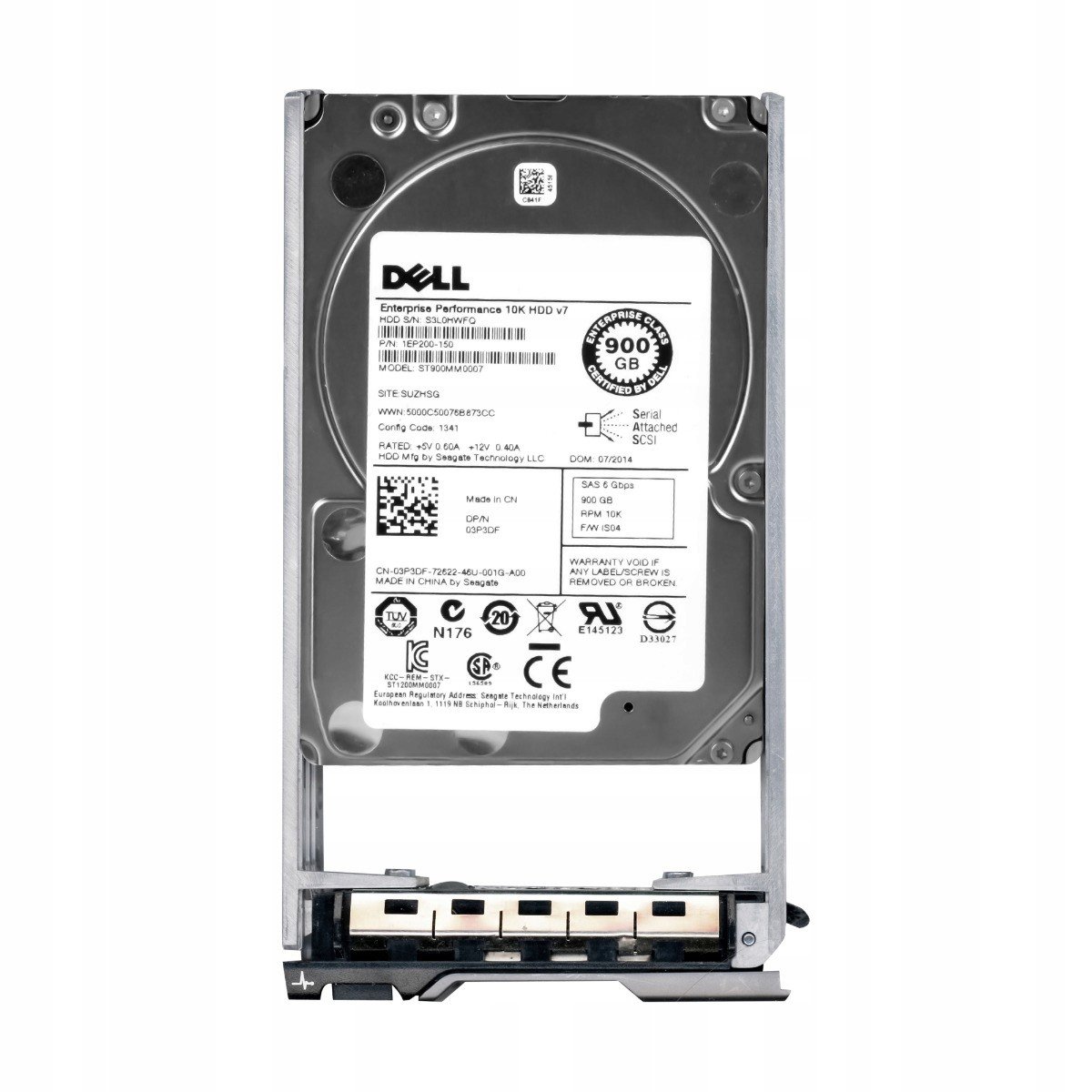 Dell 03P3DF 900GB 10K 64MB SAS-2 2,5'' ST900MM0007