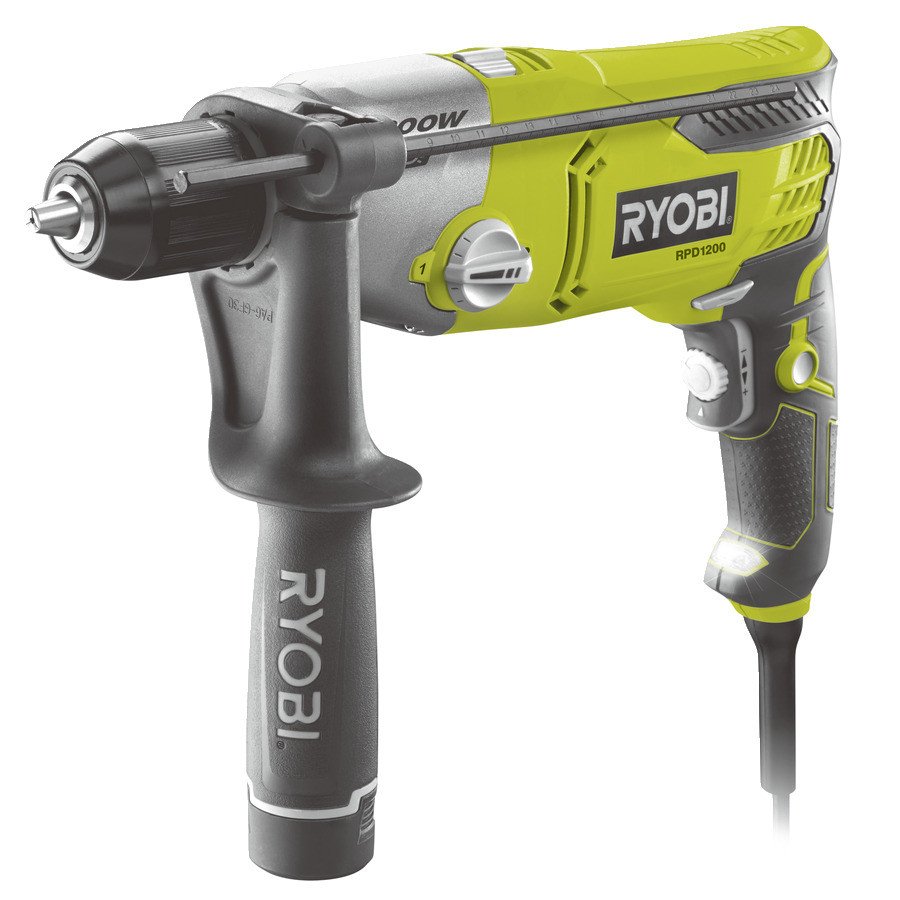 Příklepová vrtačka RYOBI RPD1200-K 1200 W