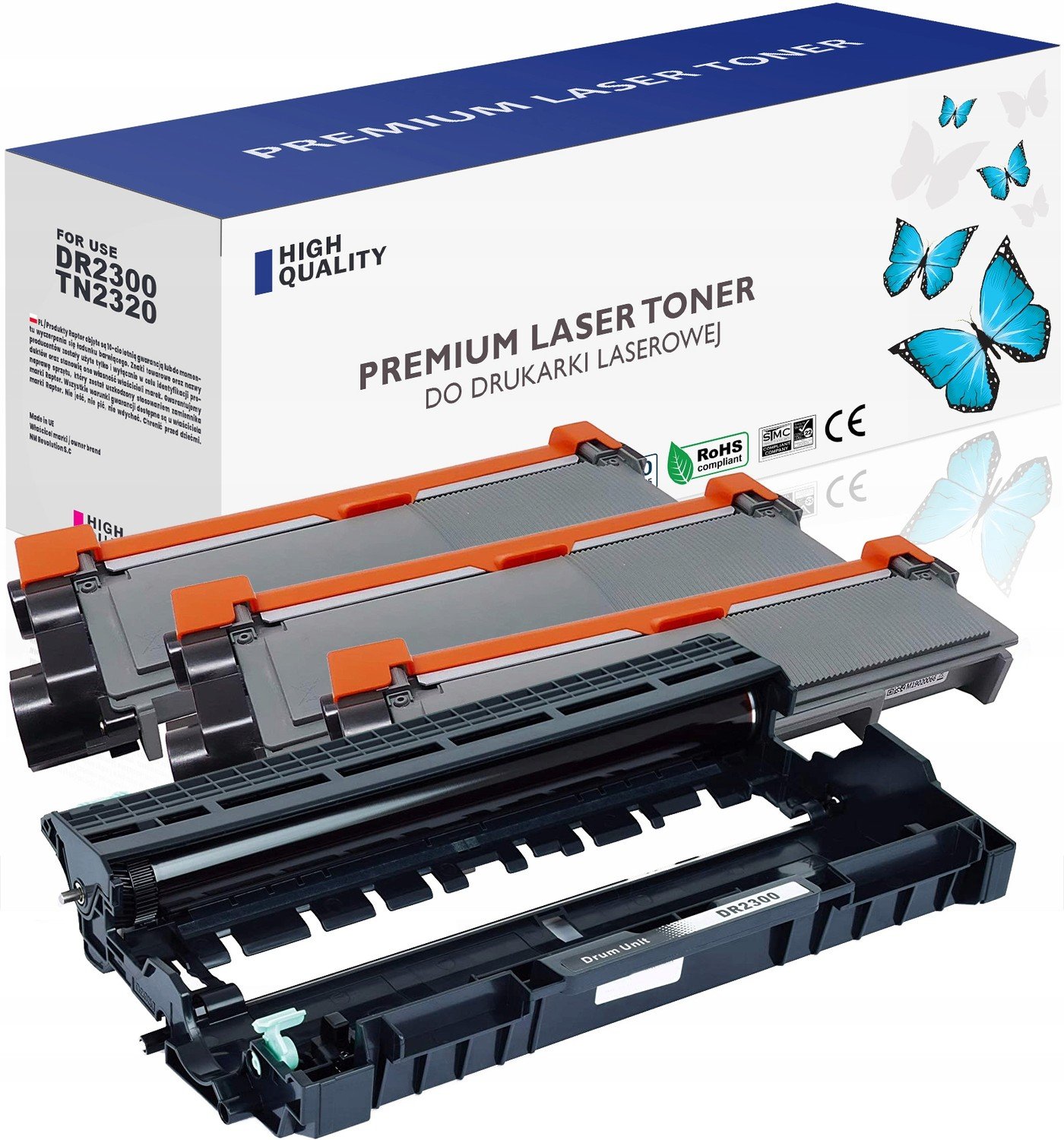 3 Toner+buben Pro Brother TN2320 L2500D DCP-L2520DW