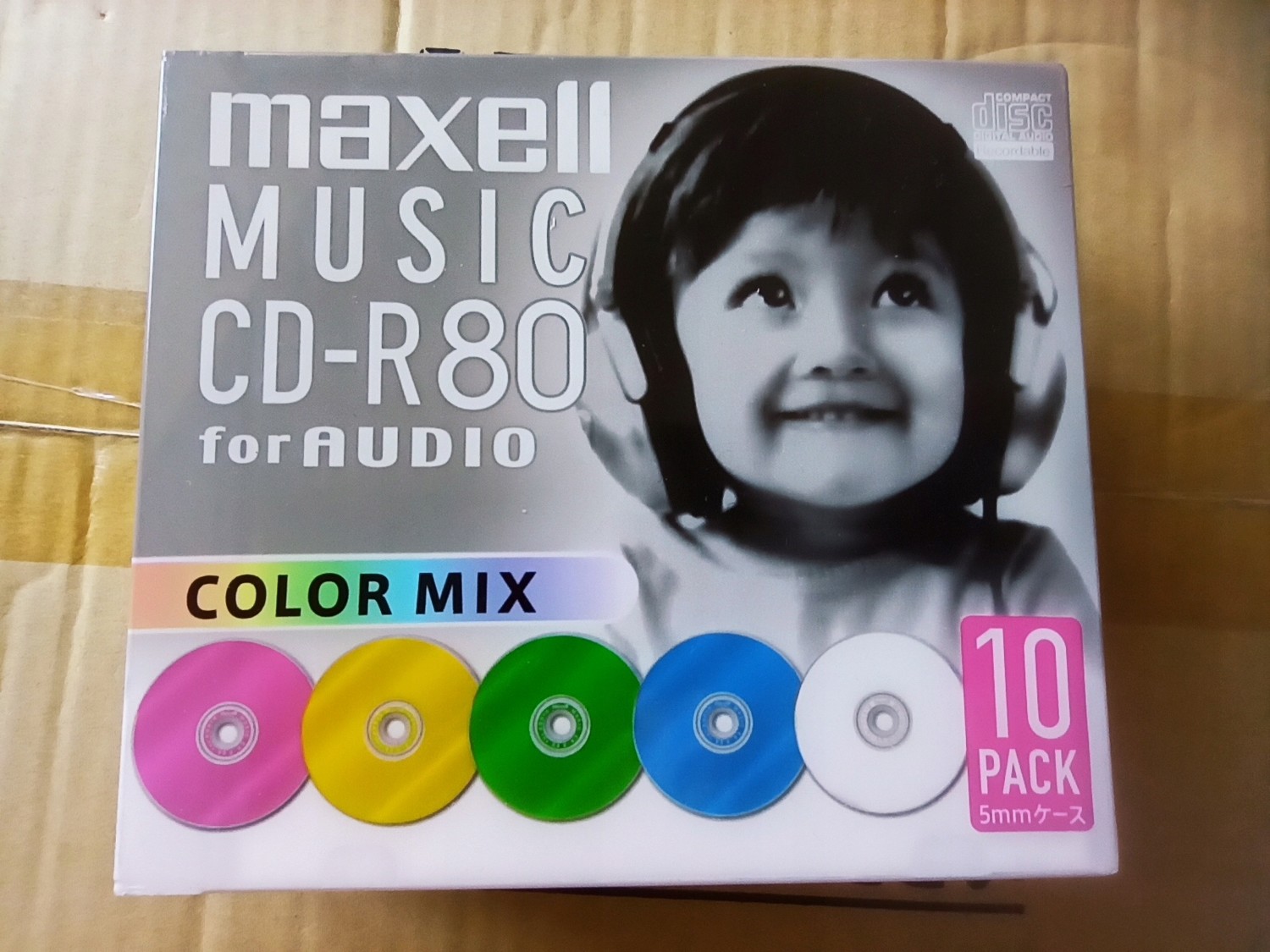 Maxell Cd-r Audio Music Color MIX 10ks