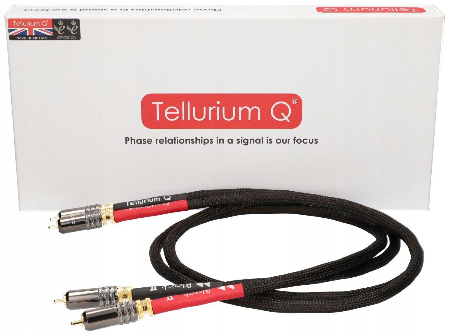 Tellurium Q Black II Interkonekt 2RCA 2xRCA 1.0m