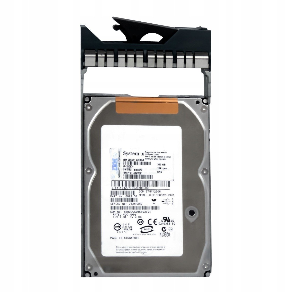 Ibm 43X0877 43W7521 300GB 15K 16MB SAS-1 3.5''