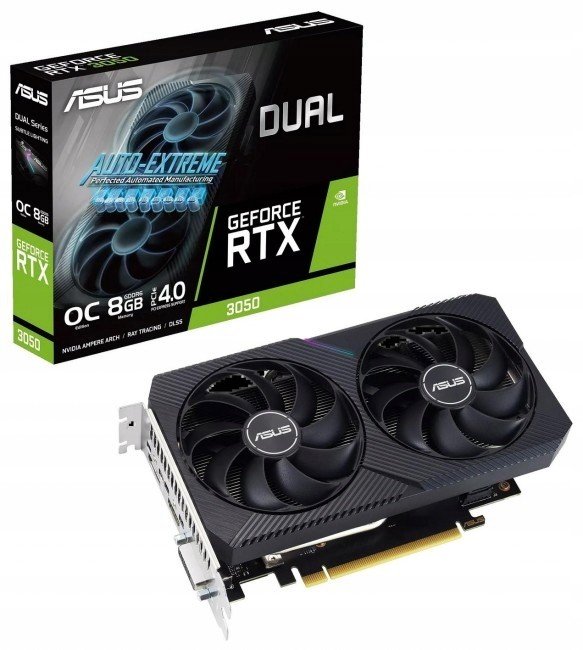 Grafická karta Asus GeForce Rtx 3050 Dual 8GB Oc