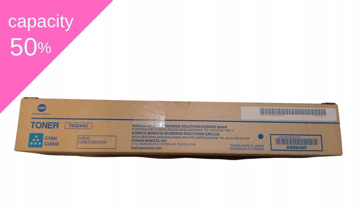 Toner Konica Minolta TN-324 A8DA45H C Oryg Malý