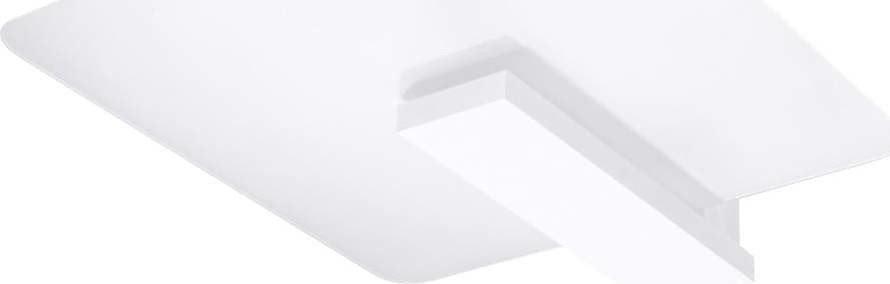Bílé stropní svítidlo se skleněným stínidlem 40x47.5 cm Parola – Nice Lamps
