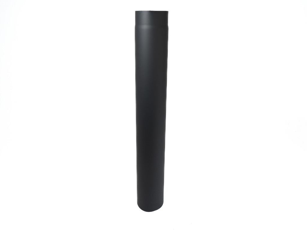 Eurometal Roura kouřová 150 mm/100 cm, silnostěnné 1,5 mm, černá