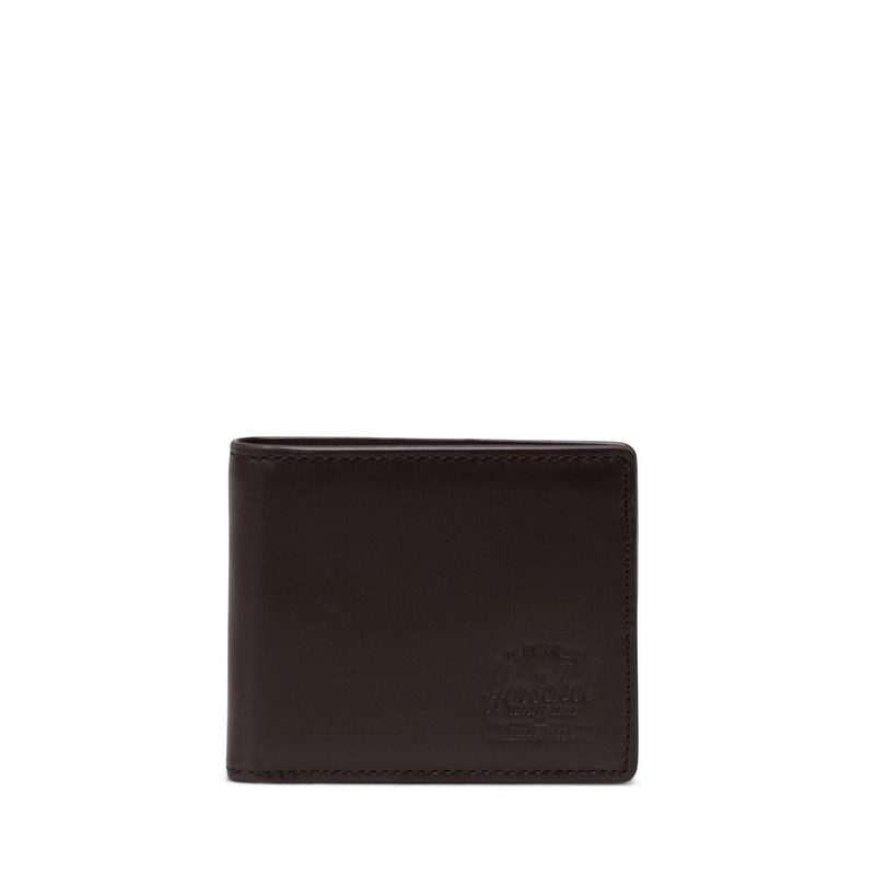 peněženka HERSCHEL - Hank Wallet Leather Brown (04123)