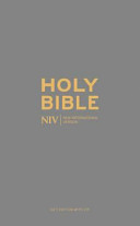 NIV Pocket Charcoal Soft-tone Bible with Zip (Version New International)(Paperback / softback)