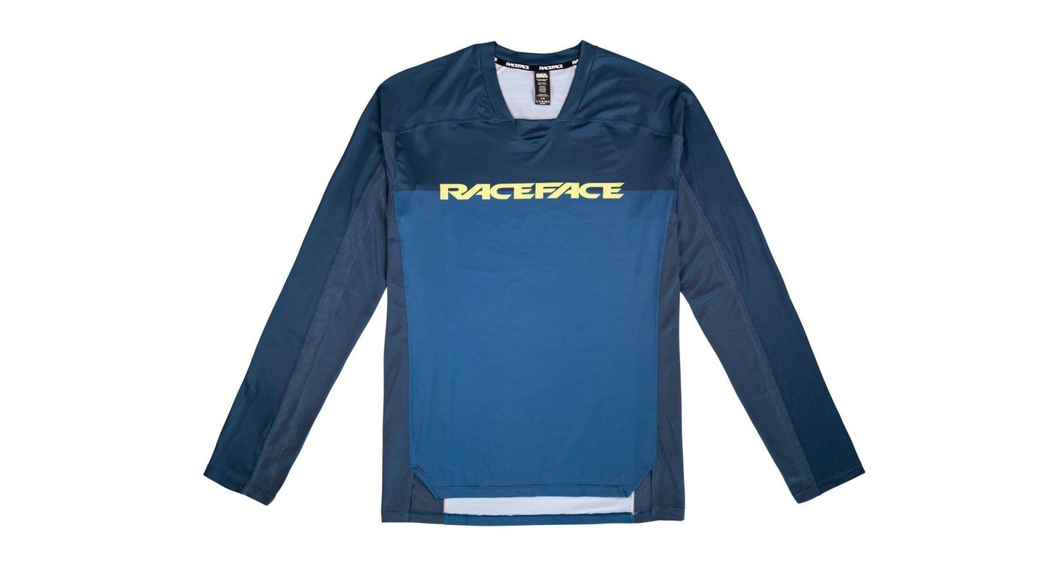 RACE FACE OBLEČENÍ Dres dl.rukáv RACE FACE DIFFUSE - navy Varianta: M