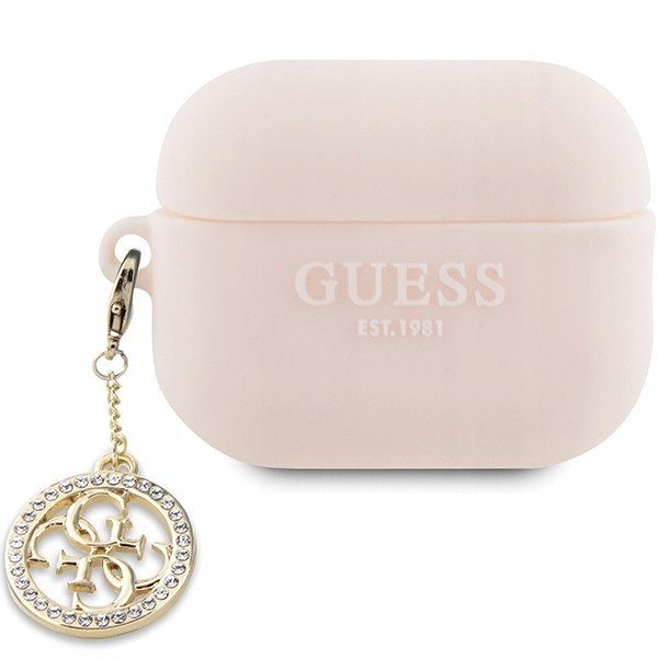 Guess GUAP23DSLGHDP AirPods Pro 2 cover růžová/pin