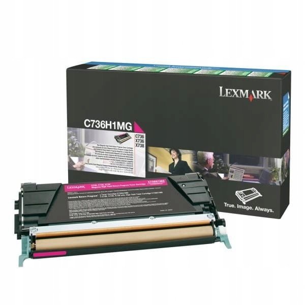 Toner Lexmark C736H1MG červená (purpurová)